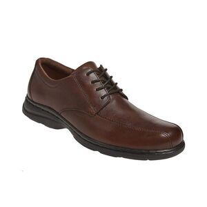 Dunham By New Balance Mens Bryce Oxfords Brown Leather Shoes Size 11.5D DAA03BR